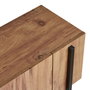 Nordure Soporte para TV Nexus Pino Atlántico y Negro